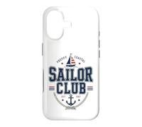 Preppy Coastal Sailor Club Sailorcore Fishermencore Nautical Case for iPhone 17