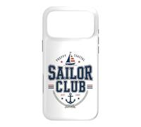 Preppy Coastal Sailor Club Sailorcore Fishermencore Nautical Case for iPhone 17 Pro Max