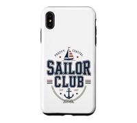 Preppy Coastal Sailor Club Sailorcore Fishermencore Nautical Case for iPhone XS Max