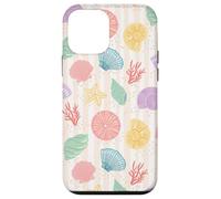 Preppy Coastal Shells Sea In Summer Colorful Starfish Shell Case for iPhone 12 mini