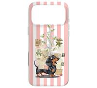 Preppy Coquette Dachshund Martini Tower Retro Art Women Case for iPhone 17 Pro Max
