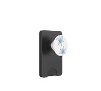 Preppy Cute Pastel Blue Lily Lillies Flower Floral PopSockets PopWallet for MagSafe