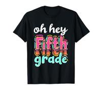 Preppy Fifth Grade Back To School 5th Grade Teacher Girl Boy T-Shirt