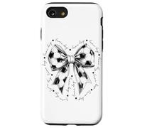 Preppy Game Day Soccer Coquette Bow Cool Soccer Mom Print Case for iPhone SE (2020) / 7/8
