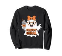 Preppy Ghoul - Funny Halloween Shirt Middle School Girl Sweatshirt