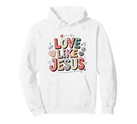 Preppy Love Like Jesus Christian Faithful Kindness Believers Pullover Hoodie