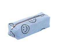 Preppy Pencil Case - Corduroy Pencil Case, Cute Pencil Case Aesthetic, Special Pencil Case, Aesthetic Pencil Case, Pencil Case Special, Smile Pencil Pen Case Office College School Pouch Holder Box