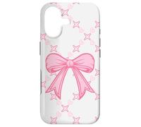 Preppy Pink Ribbon Bow And Trendy Coquette Aesthetic Stuff Case for iPhone 17
