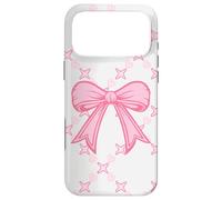 Preppy Pink Ribbon Bow And Trendy Coquette Aesthetic Stuff Case for iPhone 17 Pro Max