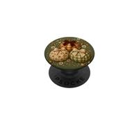Preppy Pumpkin Patch Plaid Bows Leopard Fall Coquette Art PopSockets Adhesive PopGrip