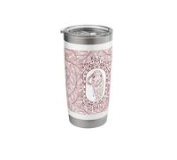 Preppy Red Leopard, Palm Leaf Jungle Stainless Steel Insulated Tumbler