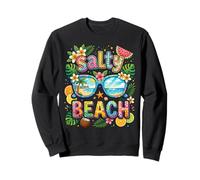 Preppy Salty Beach For Summer Lovers and Travelers Sweatshirt