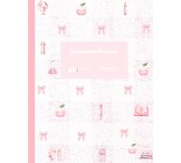 Preppy School Composition Notebook: 7.5” x 9.75” | College Ruled | 1 Subject | 80 Pages