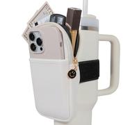 Preppy Stuff Phone Pocket Pouch For Stanley Quencher Carry-All Adventure 40oz & Stanley IceFlow 20oz & 30oz, Yeti Travel Mugs, Stanley Cup Accessories