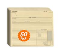 Preprinted Project Jackets, 3-Sided Closed Manila folders, Letter Size