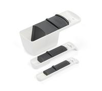 Prepworks Adjustable Measuring Cup & Spoons Set, Measures from 1/4tsp to 1 Cup, For Dry and Wet Ingredients, 3-Piece Set