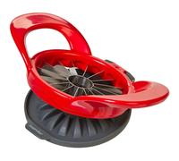 PrepWorks by Progressive Dishwasher Safe 16-Slice Thin Apple Slicer and corer with Attached Safety cover
