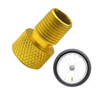 Pres-ta Valve Adaptor - 1/5 Brass Pump Adapter Converter | Bi-ke Pump Adaptor With Rubber Inner Ring | Adapter For Bi-ke Tire Inflator Air Pump Compressor | Standard Bicycl Valve Adapter Converter