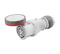 Gewiss GW63053H Straight Connector HP - IP66/IP67/IP68/IP69 - 3P+N+E 63A 346-415V 50/60Hz - Red - 6H - Mantle Terminal