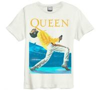 PRESALE QUEEN: FREDDIE MERCURY TRIANGLE (WHITE) - T-shirt (S)