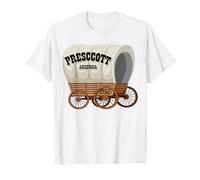Presccott Arizona Covered Wagon for Men Women. T-Shirt