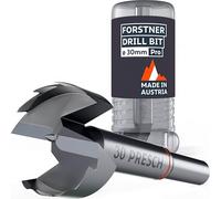 Presch Forstner Drill Bit Ø 30mm - drill bit for wood with high-precision centering point for perfect round holes - Reliable performance with optimized longevity