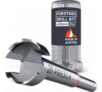 Presch Forstner Drill Bit 20mm - drill bit for wood with high-precision centering point for perfect round holes - Reliable performance with optimized longevity.