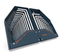 PRESCH Hex Key Set HX 30pcs. - Metric and Imperial Hex Keys - Large Hexagon Keys, Wrench in one Compact Box for Hanging up