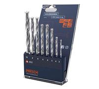 Presch HSS Cobalt 8-Piece Wood Drill Bit Set - Professional Twist Bits for All Types of Wood - Ø 3-10mm