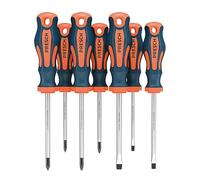 Presch Screwdriver Set 7 Pieces - Magnetic Screwdriver Sets with Slotted, Pozidrive and PH Screwdrivers - Pro Screw Driver Kit