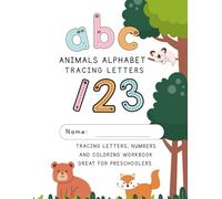 Preschool ABC & 123 Coloring and Tracing Book: A Fun and Educational Coloring Book with Alphabet, Numbers, and Handwriting Practice for Kids!