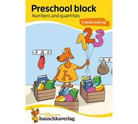Preschool Activity Book for 5 Years - Boys and Girls - Numbers and quantities: Colourful puzzle block - fun educational development: 733 (Kids ... activity pads for kindergarten and preschool)