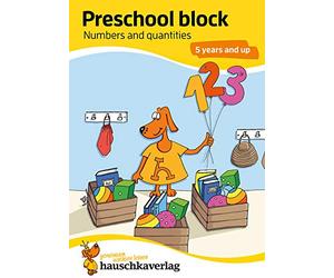 Preschool Activity Book for 5 Years - Boys and Girls - Numbers and quantities: Colourful puzzle block - fun educational development: 733 (Kids ... activity pads for kindergarten and preschool)