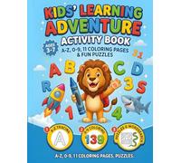 Preschool Activity Book for Toddlers & Kids Age 3-7: Fun A-Z Alphabet Tracing, 0-9 Number Recognition, Coloring Pages, Puzzles, & Word Search for Fine Motor Skills (8.5x11")