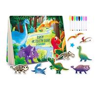 Preschool Activity Book,Preschool Learning Activity Book,Dinosaur Sensory Travel Toys for Learning | Activities for to Learn Motor Skills Fi