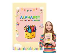Preschool Activity Notebooks,Letter Tracing Book | Home Educational Supplies for Preschool, Car Travel, Airplane & Outdoor Activities