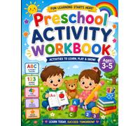 Preschool Activity Workbook: ABC Letter Tracing, Numbers 1-20, Matching Games, Counting Activities, Missing Numbers and Early Learning Fun for ... - A Great Gift for Preschoolers(Age 3-5))