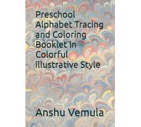 Preschool Alphabet Tracing and Coloring Booklet in Colorful illustrative Style