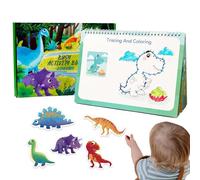 Preschool Busy Book - 29x21.5x2.5 Cm Busy Dinosaur Book for Children | Sensory Learning Activity Book | Activities for Learning Fine Motor Skills for Children