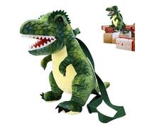 Preschool Dinosaur Backpack - Plush T-Rex Dinosaur Bag with Durable Zipper | Cool Dinosaur Storage Bag Party Costume Accessories for Kids