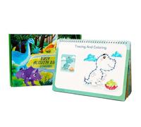 Preschool Dinosaur Books | Educational Interactive Fun Tabletop Games - Dinosaur Learning Toys,for Youth Teens Student Girls School Hospital Teaching Play Education Travel Home