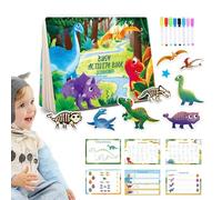 Preschool Dinosaur Books,Fun Educational Interactive Leisure Games,Kids Activity Books | for Youth Teens Student Girls School Hospital Teaching Play Education Travel Home