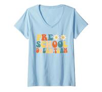 Preschool Dream Team Teacher V-Neck T-Shirt