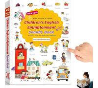 Preschool Educational Reading Game - 500+ Words Interactive Words Book | English Learning Talking Books | 18 Daily Topics Vocabulary | English Talking Learning Book, Library Bedtime