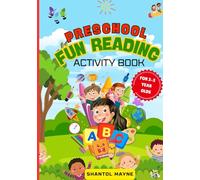 PRESCHOOL FUN READING ACTIVITY BOOK: Beginner's reading activity book 3-5 years old