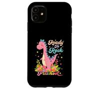 Preschool Girl Dinosaur Dino Back To School Cartoon Pink Case for iPhone 11