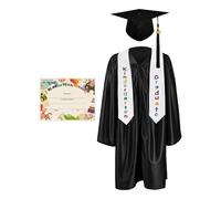 Preschool Graduation Hat and Gown | Children Graduation Photo Suit - Children's Academic Dress, Congrats Grad Costume for Kids 2025