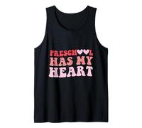 Preschool Has My Heart Pre-K Teacher Valentine’s Day Tank Top