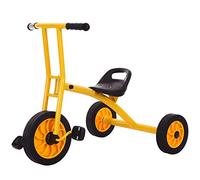 Preschool Kids Tricycle for Ages 3-8, Kindergarten Pedal Trike Toddler Bike, Daycare Playground Kids Balance Bike For Boy Girls Indoor/Outdoor Play Equipment(L 81cm(31.9in), Yellow)