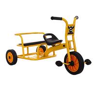 Preschool Kids Tricycle for Ages 3-8, Kindergarten Pedal Trike Toddler Bike, Daycare Playground Kids Balance Bike For Boy Girls Indoor/Outdoor Play Equipment(L 110cm(43.3in), Yellow)